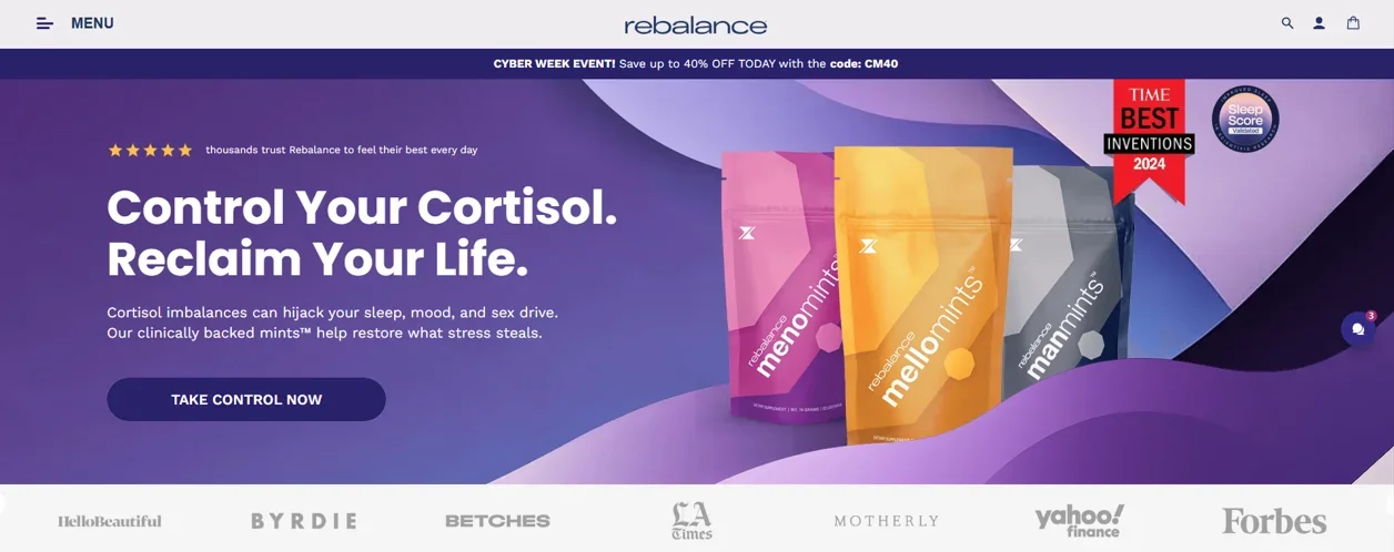 Rebalance Hero Before