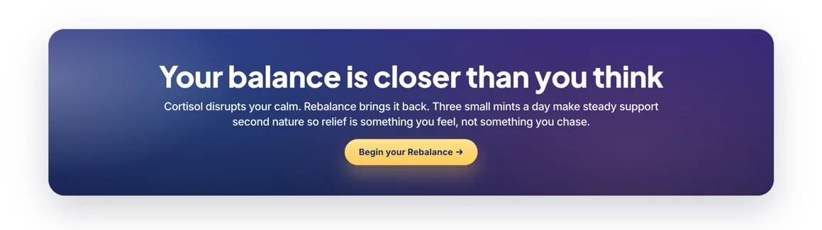 Rebalance Value Prop After